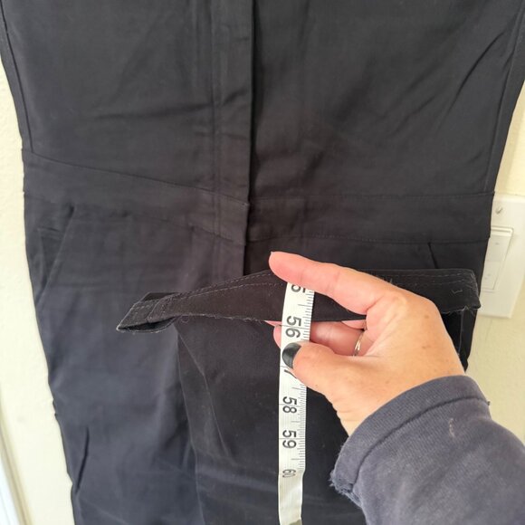 NWT Wildfang Black Workwear Short Sleeve Coveralls Cotton Blend Women Size S - Picture 9 of 9